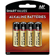 Smart Values&trade; 4-Pack AA Alkaline Batteries