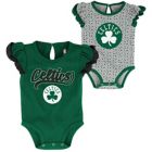 Alternate image 0 for NBA Size 24M 2-Piece Boston Celtics Short Sleeve Bodysuit Set
