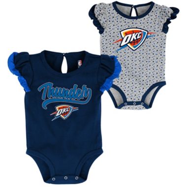 NBA 2-Piece Oklahoma City Thunder Short Sleeve Bodysuit Set. View a larger version of this product image.