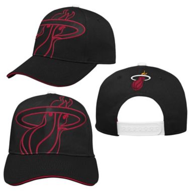 NBA Toddler Miami Heat Big-Face Pre-Curved Snap-Back Cap. View a larger version of this product image.