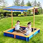 Alternate image 10 for Teamson Kids Outdoor Summer Sand Box in Blue
