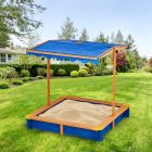Alternate image 1 for Teamson Kids Outdoor Summer Sand Box in Blue