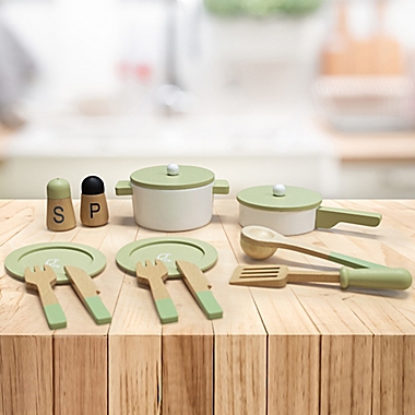 Teamson&copy; Kids Little Chef Frankfurt Wooden Cookware Set. View a larger version of this product image.