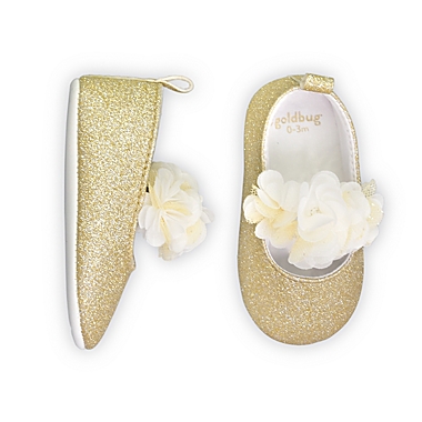 goldbug Size 0-3M Mary Jane Dress Shoe in Champagne. View a larger version of this product image.