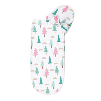 Itzy Ritzy&reg; Cutie Cocoon&trade; Size 0-3M 2-Piece Trees Cocoon and Hat Set