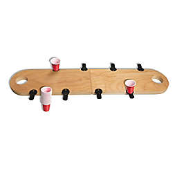 Polished Wooden Mini Flip Cup Drinking Game