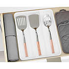 Alternate image 6 for Squared Away&trade; Expandable Recycled Plastic Utensil Tray in Bright White