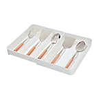 Alternate image 0 for Squared Away&trade; Expandable Recycled Plastic Utensil Tray in Bright White