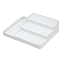 Squared Away™ 3-Tier Recycled Plastic Cabinet Organizer in Bright White