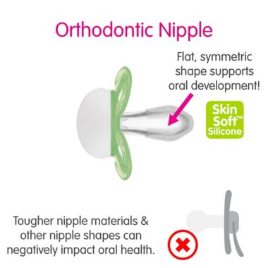 MAM Start Newborn 3-Pack Pacifiers in Grey/Tan. View a larger version of this product image.