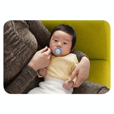 MAM Start Newborn to 2M Pacifier in Blue/Green (2-Pack). View a larger version of this product image.