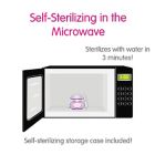 Alternate image 3 for MAM Start Newborn to 2M Pacifier in Blue/Green (2-Pack)