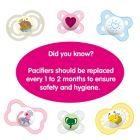 Alternate image 10 for MAM Start Size Newborn to 2 Months Pacifier in Pink/Purple (2-Pack)