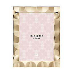 kate spade new york South Street 8-Inch x 10-Inch Scallop Picture Frame in Gold