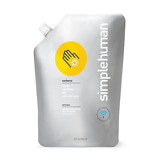 Alternate image 1 for simplehuman® 32 fl. oz. Hand Sanitizer Refill Pouch in Verbena