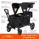 Alternate image 1 for Baby Trend&reg; Expedition&reg; 2-in-1 Stroller Wagon Plus in Black
