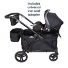 Alternate image 12 for Baby Trend&reg; Expedition&reg; 2-in-1 Stroller Wagon Plus in Black