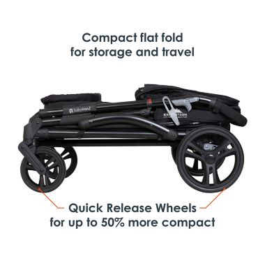 Baby Trend&reg; Expedition&reg; 2-in-1 Stroller Wagon Plus in Black. View a larger version of this product image.