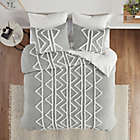 Alternate image 2 for INK+IVY Hayes Chenille Cotton 3-Piece Full/Queen Comforter Set in Grey