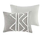 Alternate image 3 for INK+IVY Hayes Chenille Cotton 3-Piece Full/Queen Comforter Set in Grey