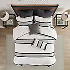 Alternate image 2 for INK+IVY Cole 3-Piece Cotton Jacquard Full/Queen Comforter Set in Black/White