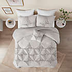 Alternate image 3 for Madison Park Colette 4-Piece Full/Queen Comforter Set in Grey