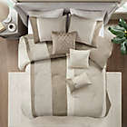 Alternate image 3 for Madison Park Atley 7-Piece Queen Comforter Set in Taupe/Brown