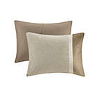 Alternate image 4 for Madison Park Atley 7-Piece Queen Comforter Set in Taupe/Brown