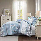 Alternate image 2 for Madison Park&reg; Willa 7-Piece Queen Comforter Set in Blue