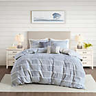 Alternate image 0 for Madison Park&reg; Schafer Cotton Clipped 5-Piece Full/Queen Comforter Set in Blue