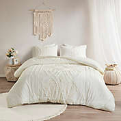 Madison Park&reg; Margot Cotton 3-Piece Full/Queen Comforter Set in White
