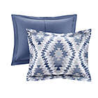 Alternate image 4 for Madison Park Harding Cotton 7-Piece King Comforter Set in Blue