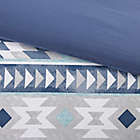 Alternate image 7 for Madison Park Harding Cotton 7-Piece King Comforter Set in Blue