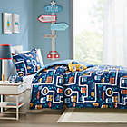 Alternate image 2 for Mi Zone Kids 4-Piece Reversible Brooks City Full/Queen Comforter Set in Navy