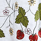 Alternate image 3 for Curtainworks Strawberry Garden Tailored Window Curtain Tier Pair in Red