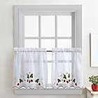 Alternate image 0 for Curtainworks Strawberry Garden Tailored Window Curtain Tier Pair in Red