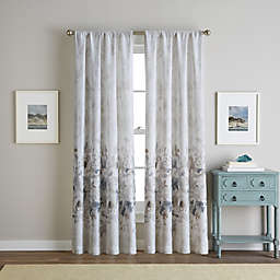 Curtainworks© Watercolor Floral Rod Pocket Window Curtain Panel