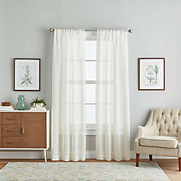 Pandora 63-Inch Sheer Window Curtain Panels in Ivory (Set of 2)