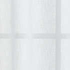 Alternate image 4 for Pandora 84-Inch Sheer Window Curtain Panels in White (Set of 2)