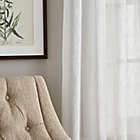 Alternate image 2 for Pandora 84-Inch Sheer Window Curtain Panels in White (Set of 2)