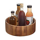 Alternate image 0 for Squared Away&trade; 10.5-Inch Acacia Wood Deep Turntable Organizer