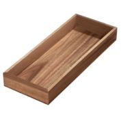 Squared Away&trade; Acacia Drawer Organizer
