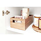 Alternate image 1 for Squared Away&trade; Large Acacia Wood Storage Bin with Handles