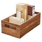 Alternate image 0 for Squared Away&trade; Large Acacia Wood Storage Bin with Handles