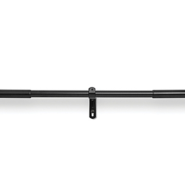 Bee &amp; Willow&trade; 2-Pack 3/4-Inch Cast Ironcap Curtain Rods in Matte Black. View a larger version of this product image.