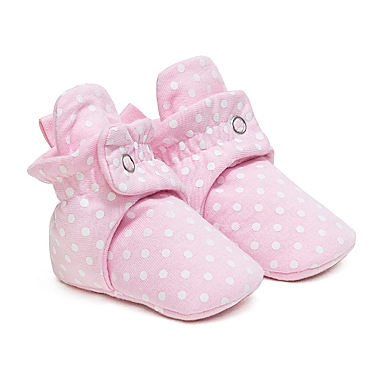 Ro+Me by Robeez&reg; Size 6-12M Dottie Bootie in Light Pink/White. View a larger version of this product image.