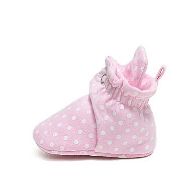 Ro+Me by Robeez&reg; Size 6-12M Dottie Bootie in Light Pink/White. View a larger version of this product image.