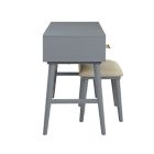 Alternate image 6 for Studio 3B&trade; Vanity and Stool Set in Dark Grey