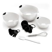Cuisinart&reg; 15-Piece Baking Set in White/Black