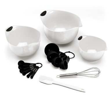 Cuisinart&reg; 15-Piece Baking Set in White/Black. View a larger version of this product image.
